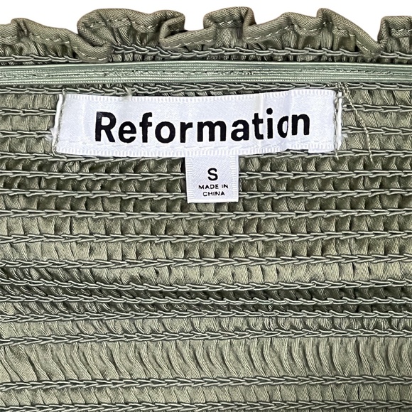 Reformation Haven Skirt in Artichoke Size Small - Picture 7 of 12